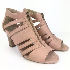 Aerosoles Heel Sandals Blush Pink SHINDIG Vegan
